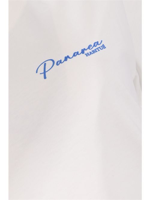 T-shirt Emilie in cotone con stampa Panarea Habitué Mc2 Saint Barth | EMI000108980L